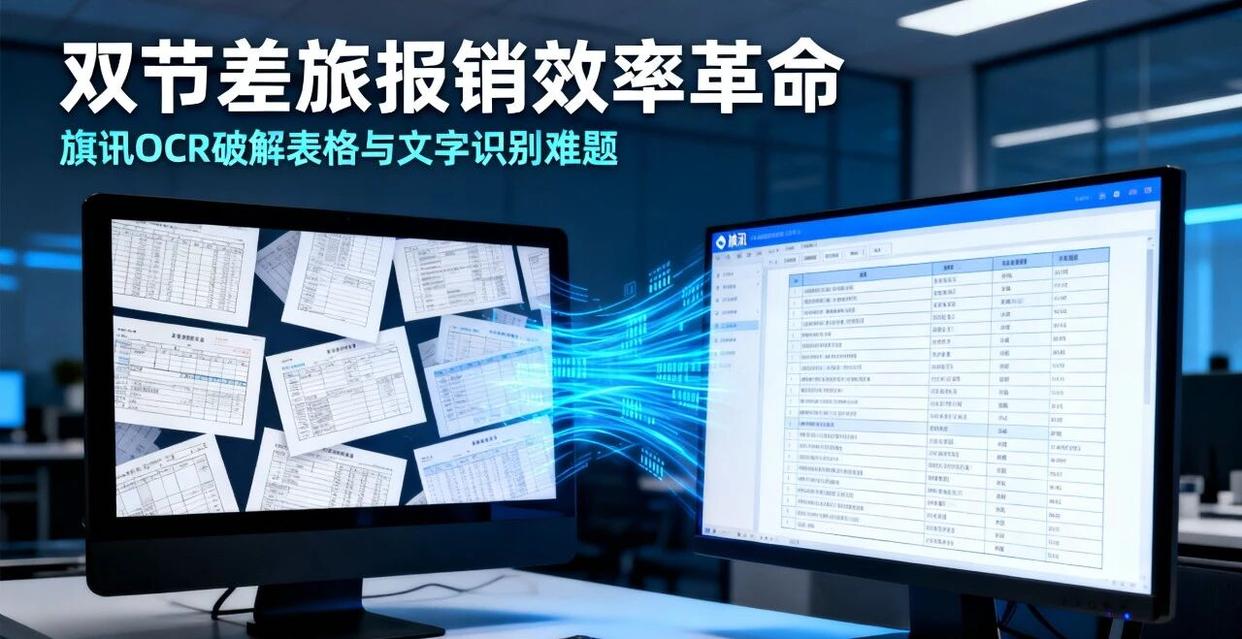 旗讯OCR处理复杂报销表格的示意图